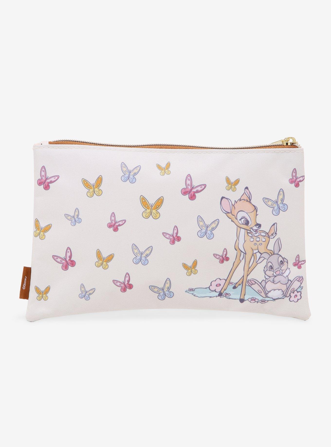 Loungefly Disney Bambi Friends & Flowers Makeup Bag, , alternate