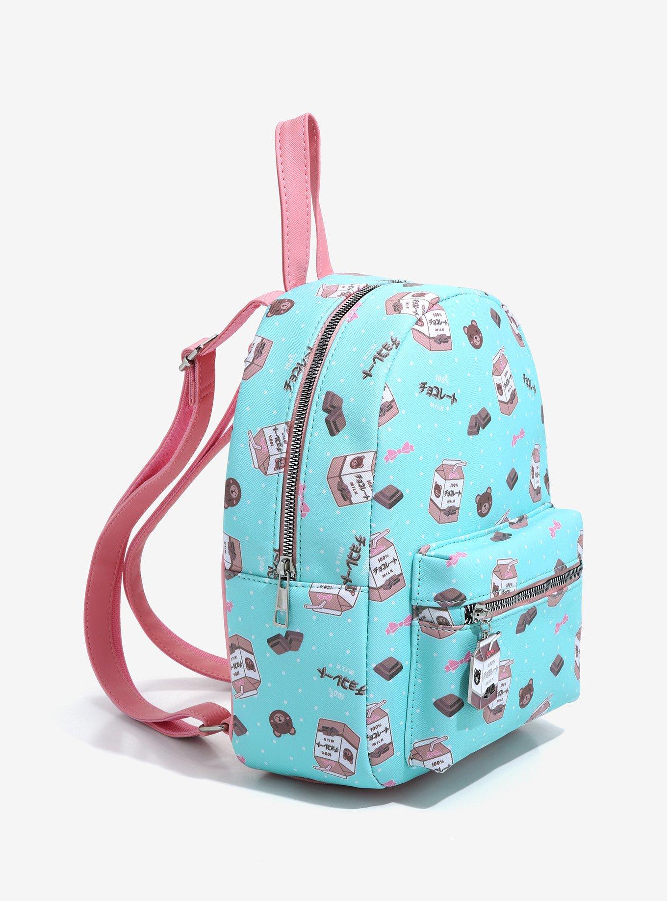 Teddy Bear Chocolate Milk Mini Backpack, , alternate