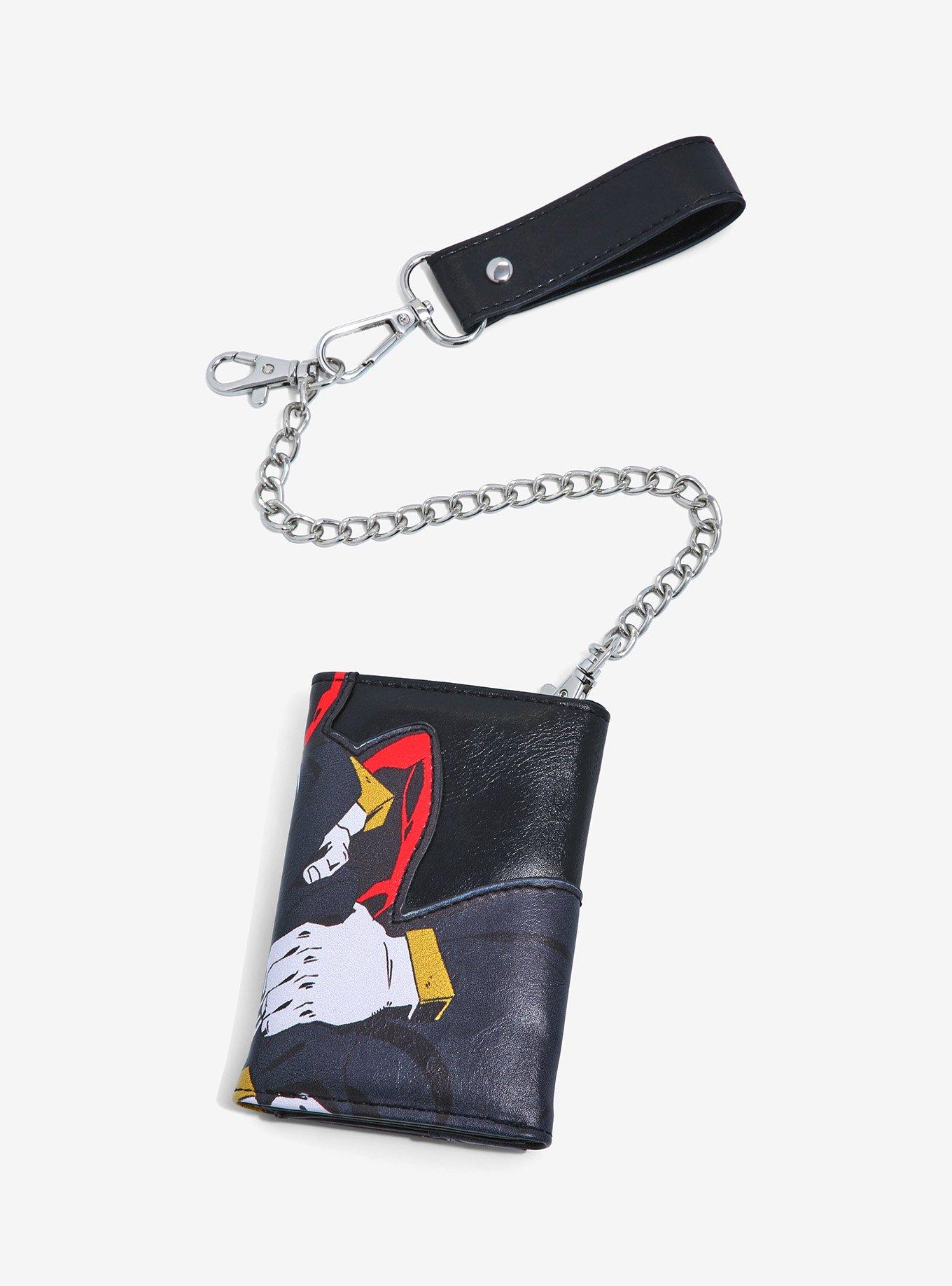 My Hero Academia Shigaraki Trifold Chain Wallet, , alternate