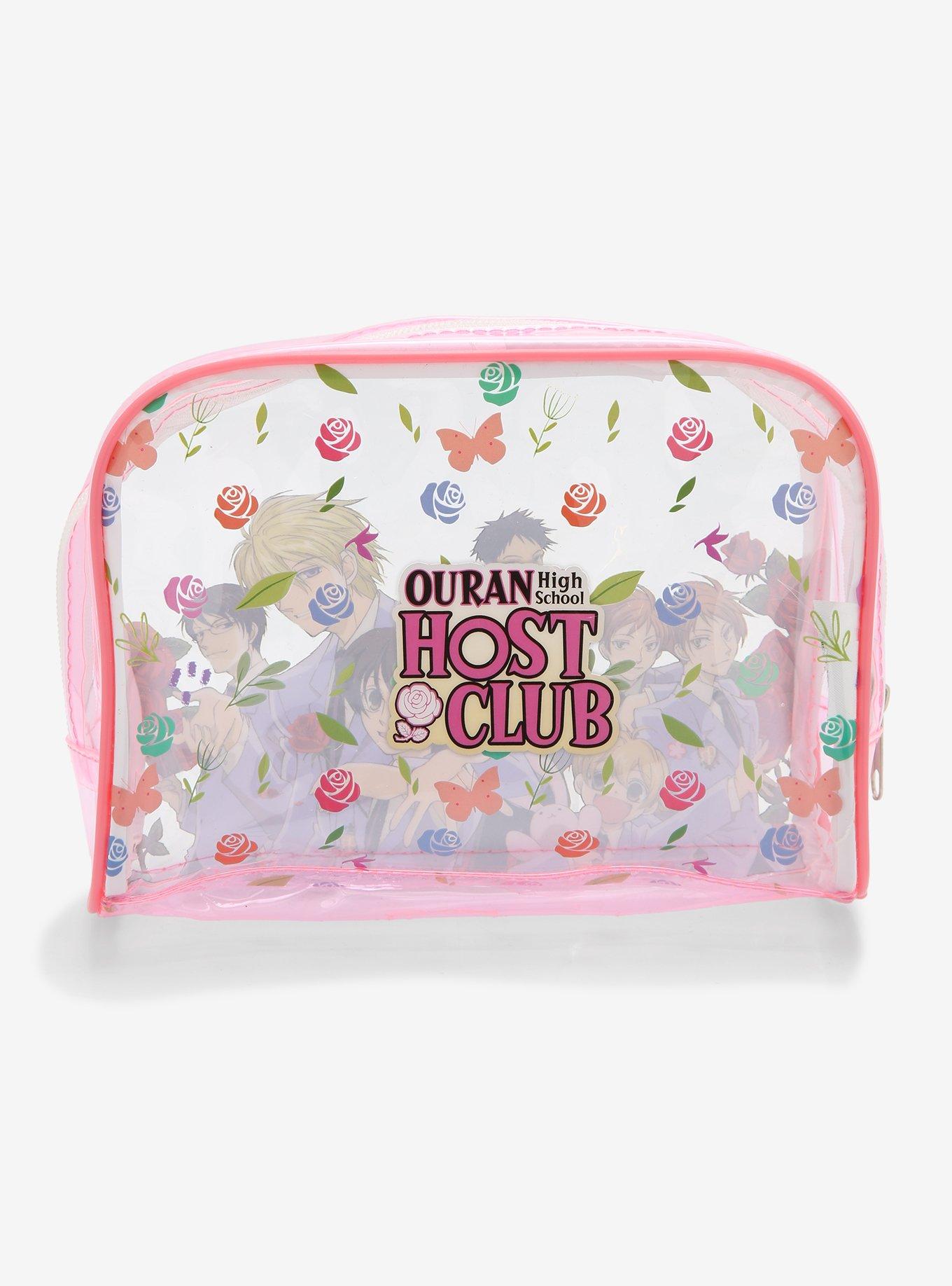 Ouran High School Host Club Floral Makeup Bag, , alternate