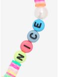 Colorful Nice Floral Beads Phone Charm, , alternate