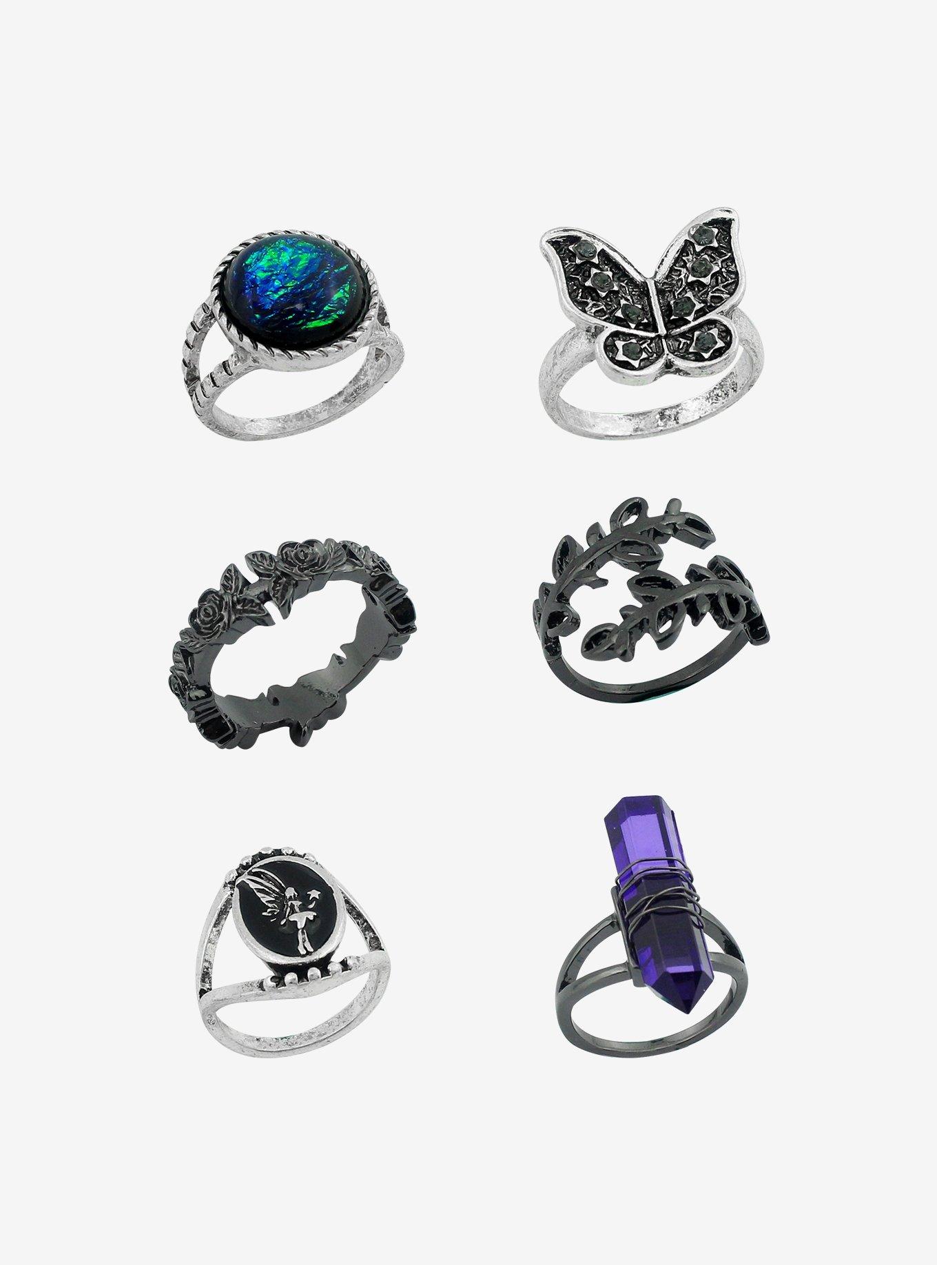 Fairy Crystal Ring Set, , alternate