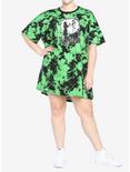 The Nightmare Before Christmas Green Tie-Dye Girls Dorm Shirt Plus Size, , alternate