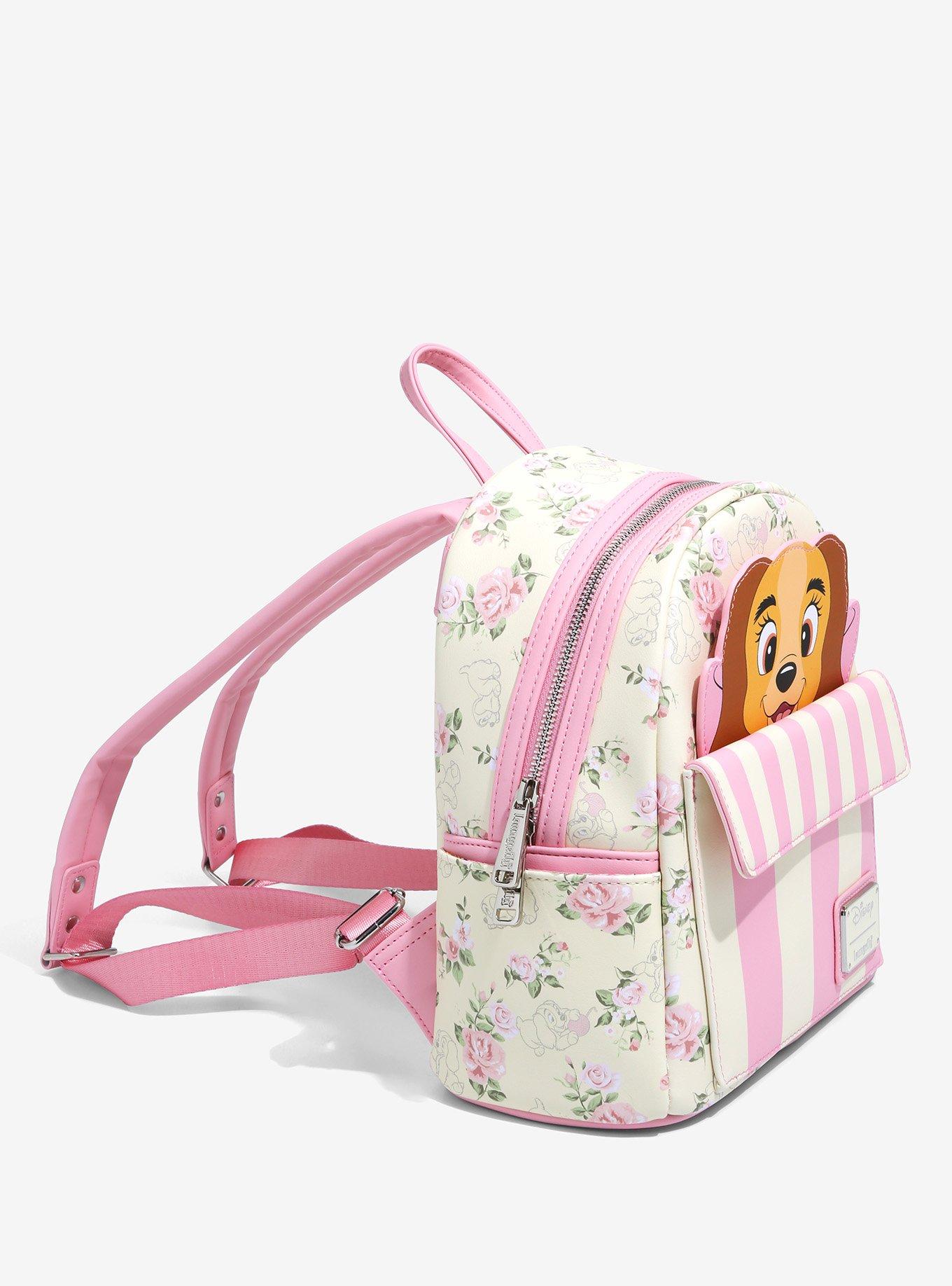 Loungefly Disney Lady and the Tramp Hat Box Mini Backpack - BoxLunch Exclusive, , alternate