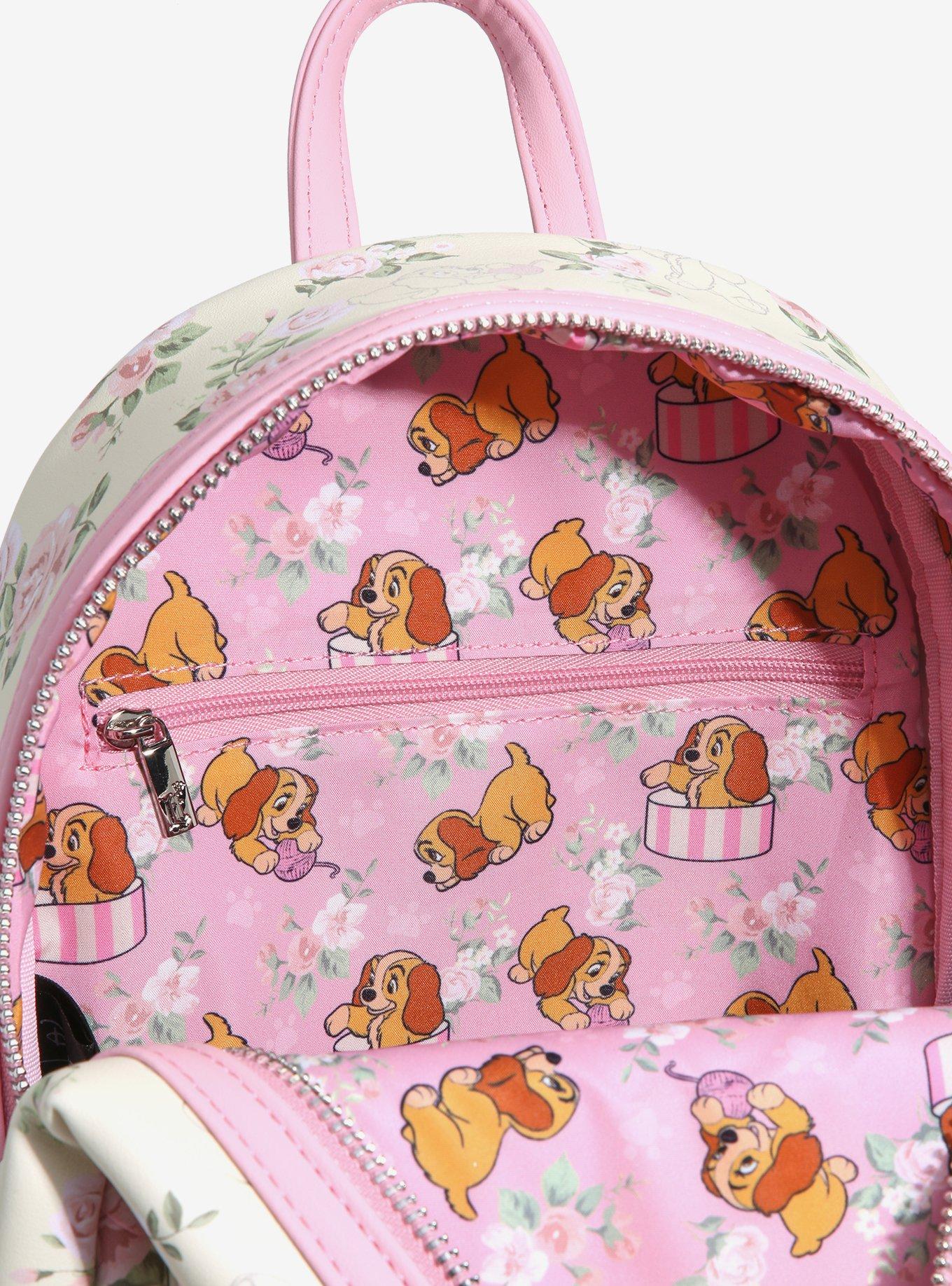 Loungefly Disney Lady and the Tramp Hat Box Mini Backpack - BoxLunch Exclusive, , alternate