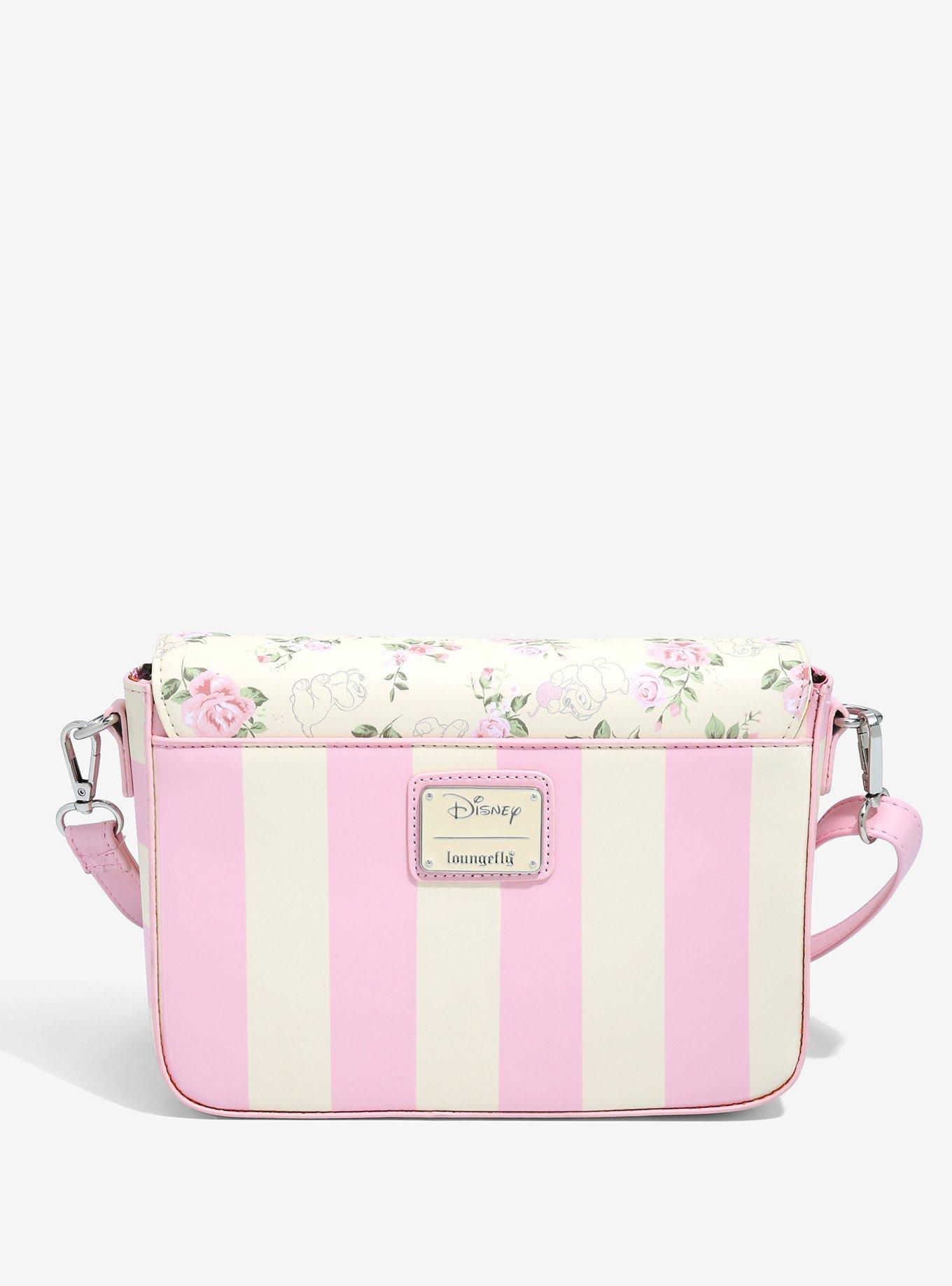 Loungefly Disney Lady and the Tramp Floral Crossbody Bag - BoxLunch Exclusive, , alternate