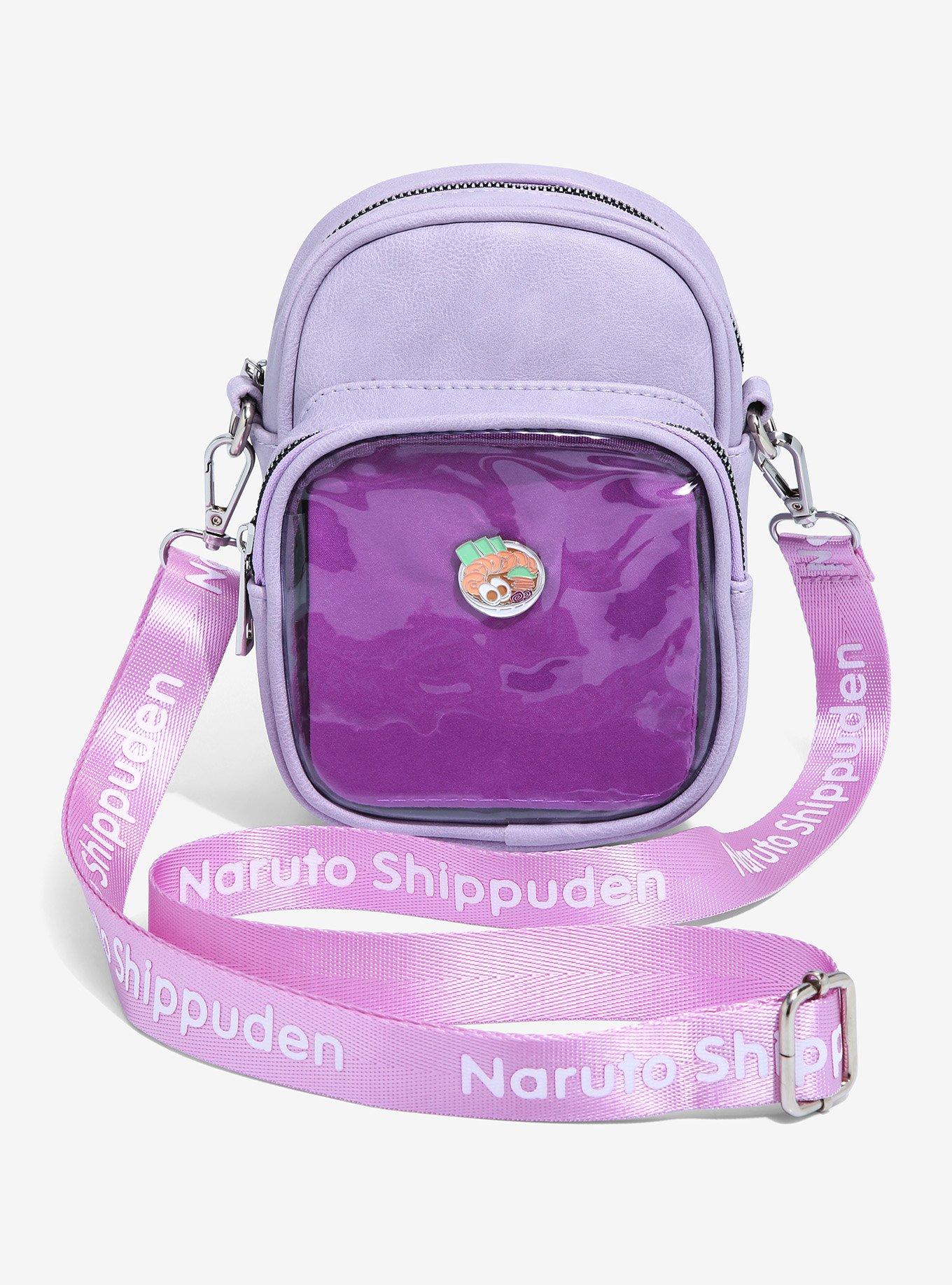 Naruto Shippuden Chibi Team 7 Pin Collector Crossbody Bag - BoxLunch Exclusive, , hi-res