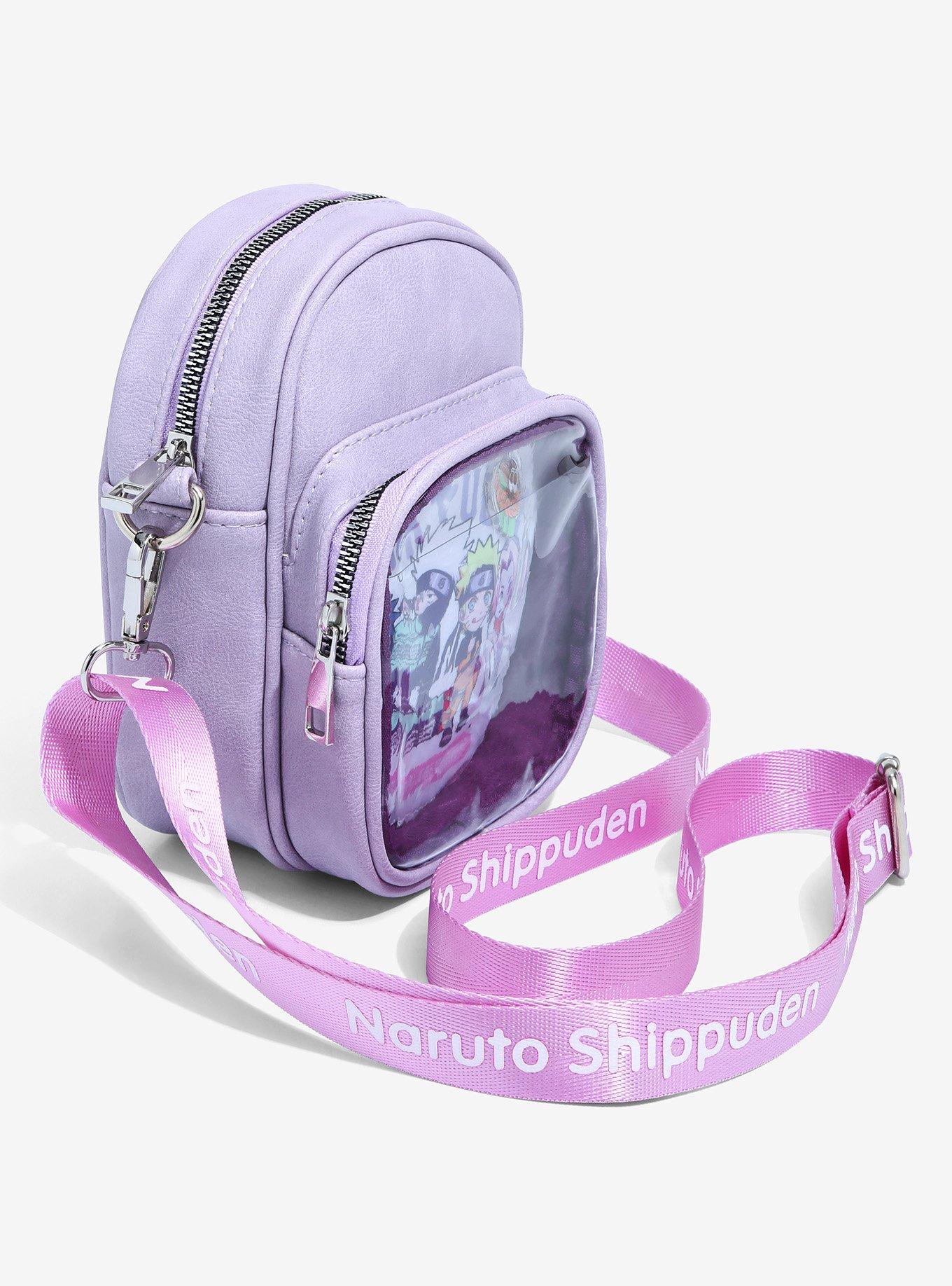 Naruto Shippuden Chibi Team 7 Pin Collector Crossbody Bag - BoxLunch Exclusive, , alternate