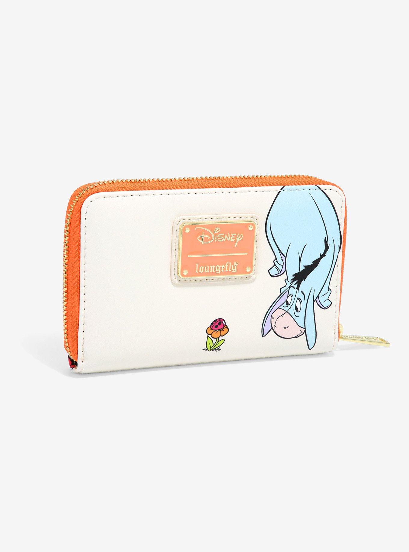 Loungefly Disney Winnie the Pooh Eeyore Floral Small Zip Wallet - BoxLunch Exclusive, , alternate