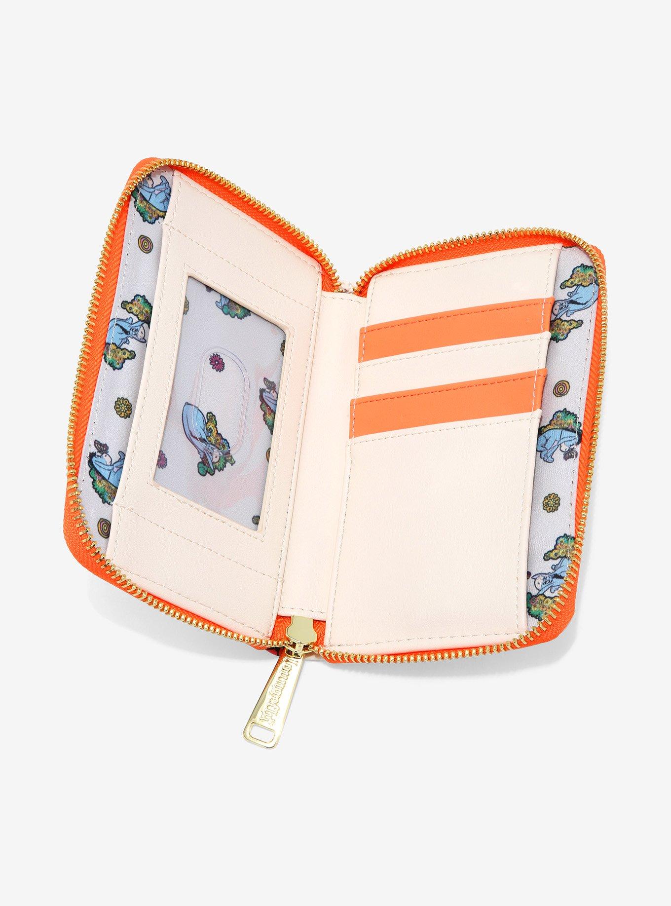 Loungefly Disney Winnie the Pooh Eeyore Floral Small Zip Wallet - BoxLunch Exclusive, , alternate