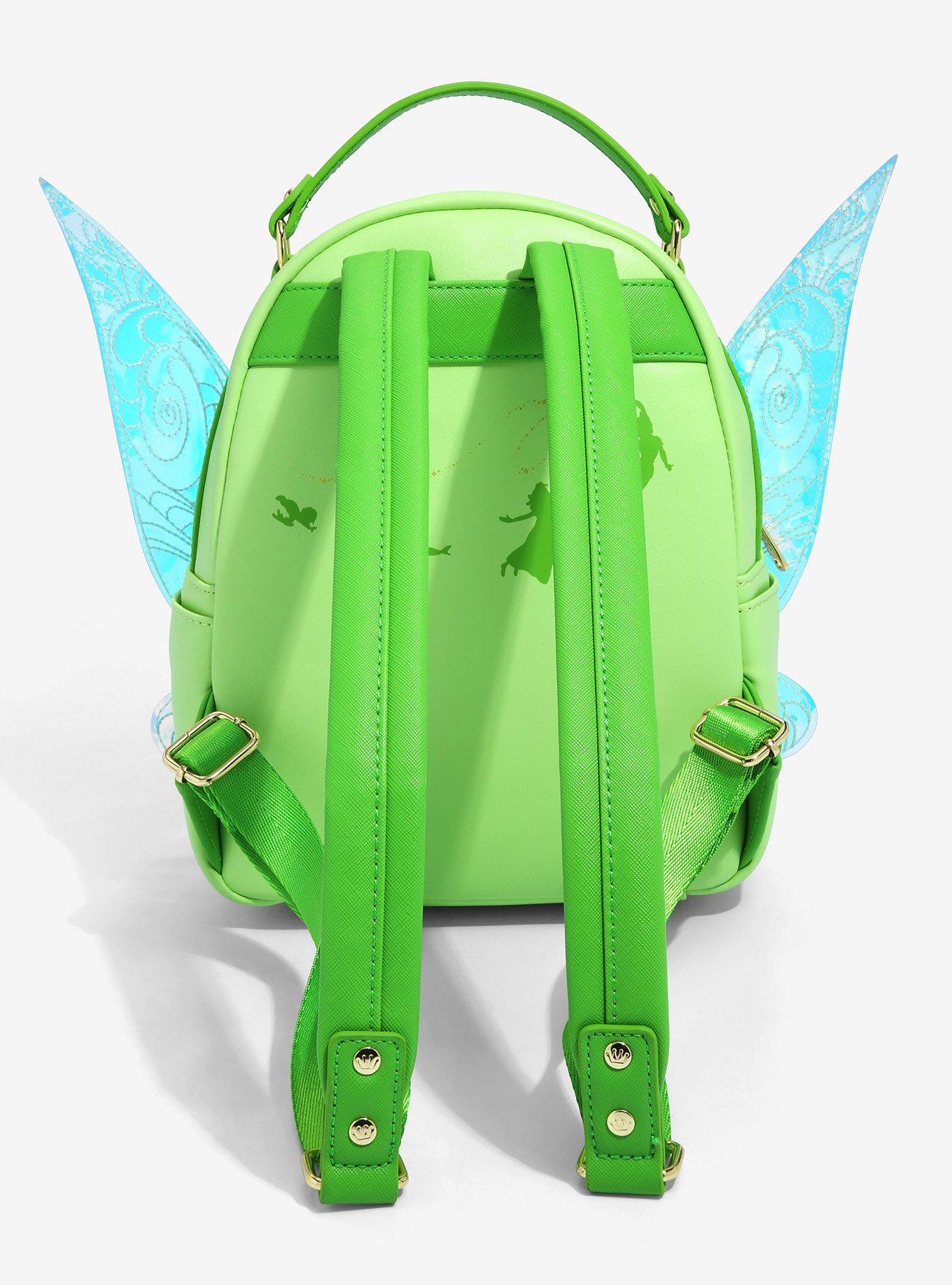 Loungefly Disney Peter Pan Tinker Bell Wings Figural Mini Backpack - BoxLunch Exclusive, , alternate
