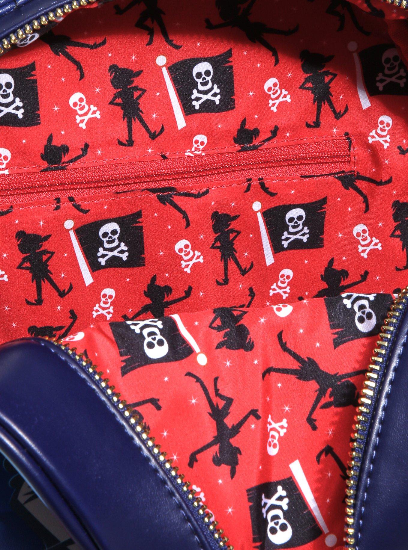 Loungefly Disney Peter Pan Jolly Roger Mini Backpack - BoxLunch Exclusive, , alternate