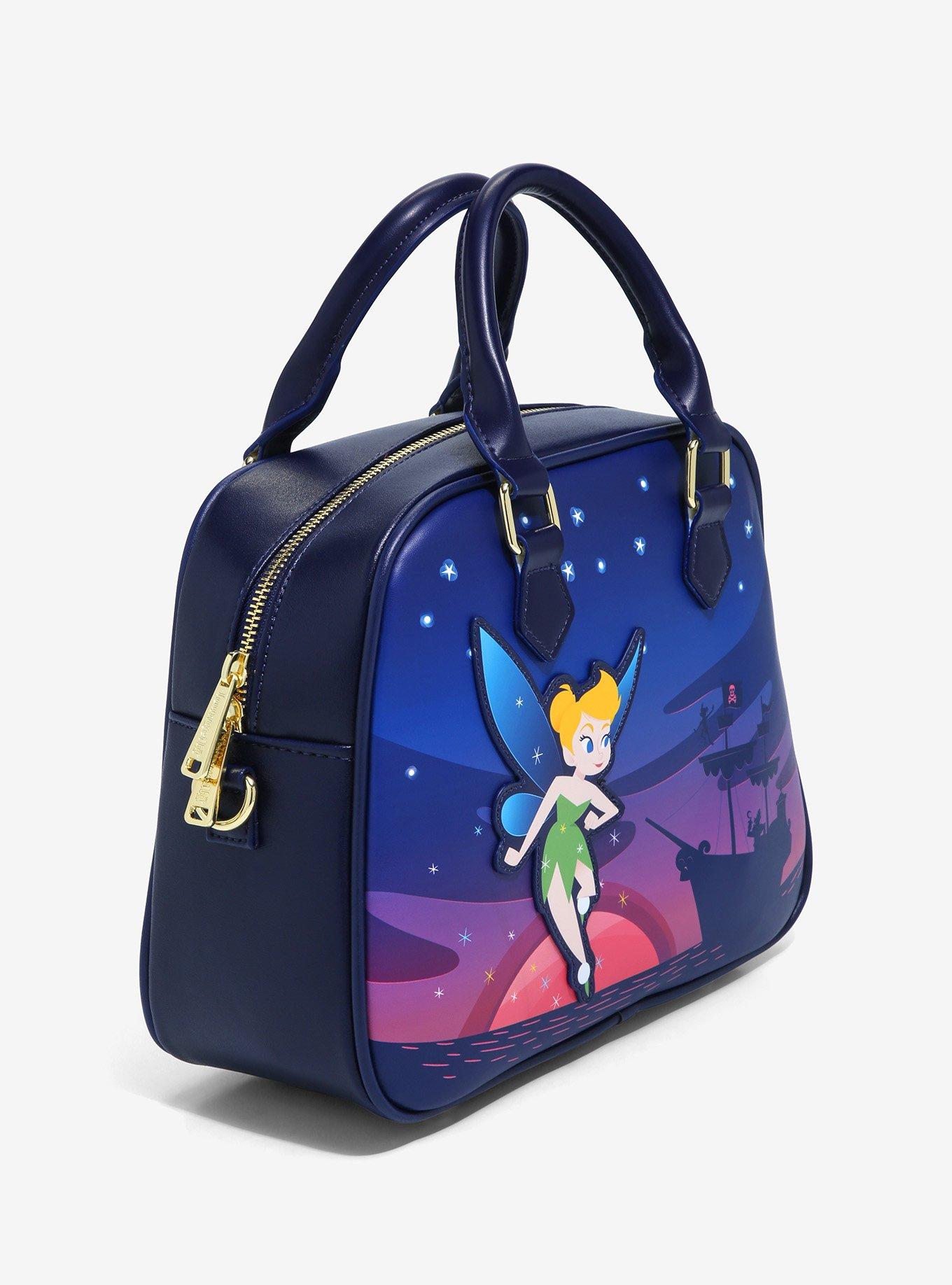 Loungefly Disney Peter Pan Tinker Bell & Jolly Roger Handbag - BoxLunch Exclusive, , alternate