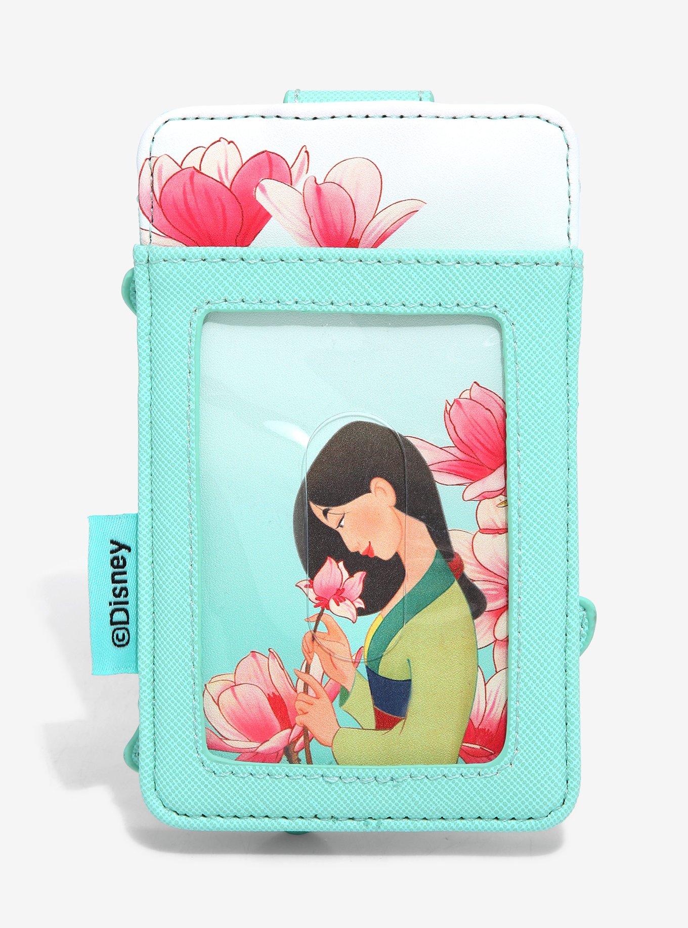 Loungefly Disney Mulan Cri-Kee & Mulan Lotus Cardholder - BoxLunch Exclusive, , alternate