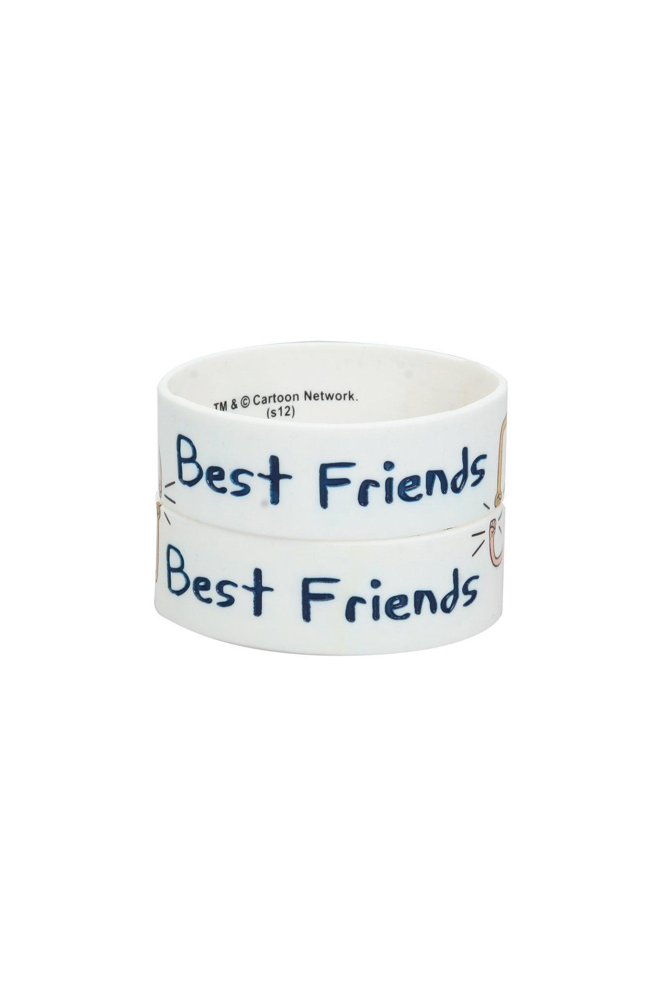 Adventure Time Finn And Jake Best Friends Rubber Bracelet Set, , alternate