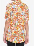 Disney Winnie The Pooh Floral Girls Woven Button-Up, MULTI, alternate