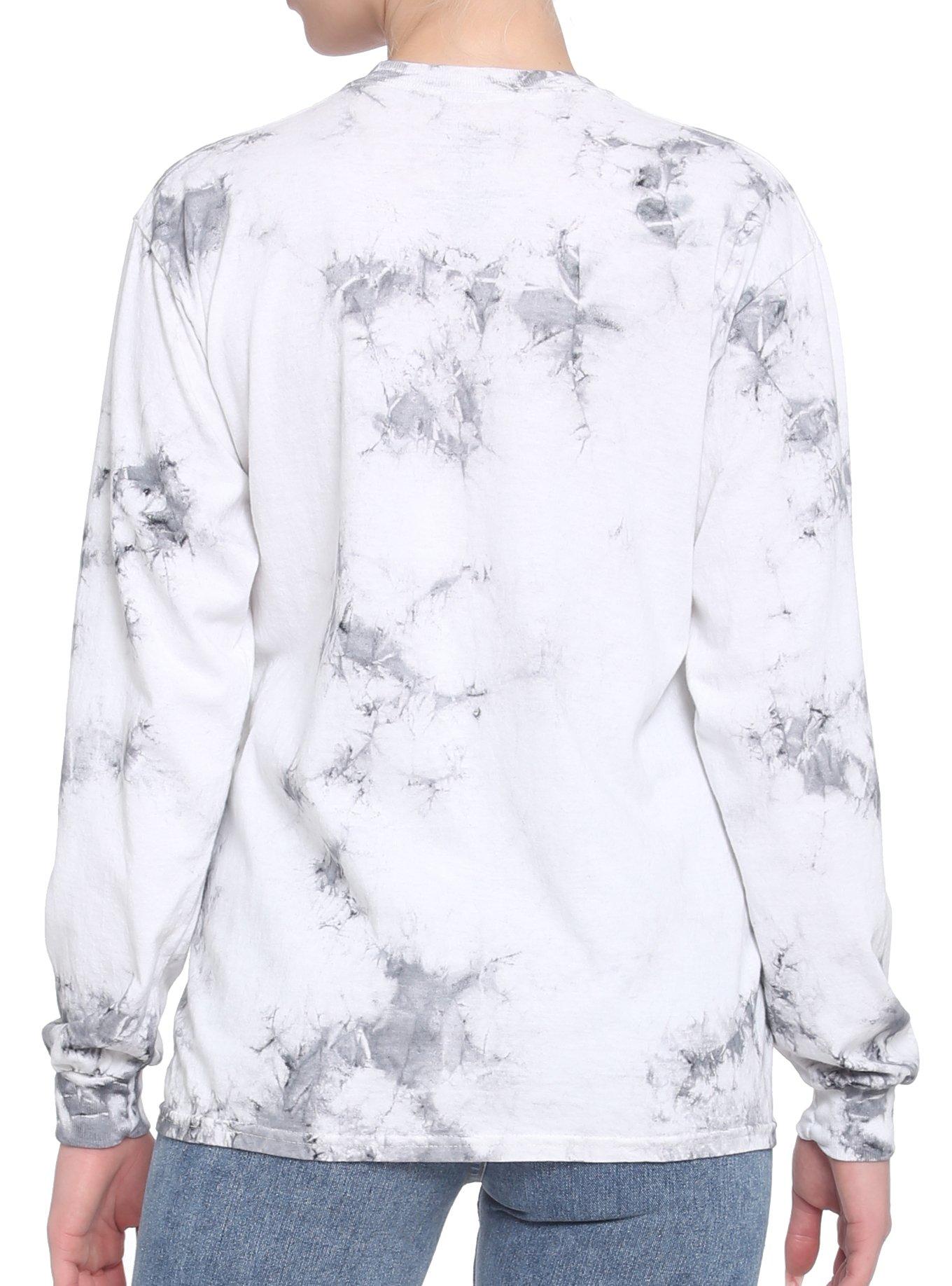 Naruto Shippuden Naruto Eating Ramen Tie-Dye Girls Long-Sleeve T-Shirt, MULTI, alternate