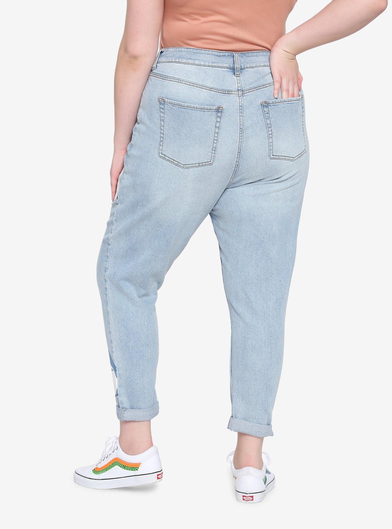 Her Universe Studio Ghibli My Neighbor Totoro Sakura Mom Jeans Plus Size, MULTI, alternate