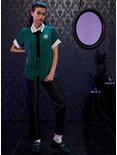 Her Universe Disney The Haunted Mansion Leota Stripe Girls Woven Button-Up, MULTI, alternate