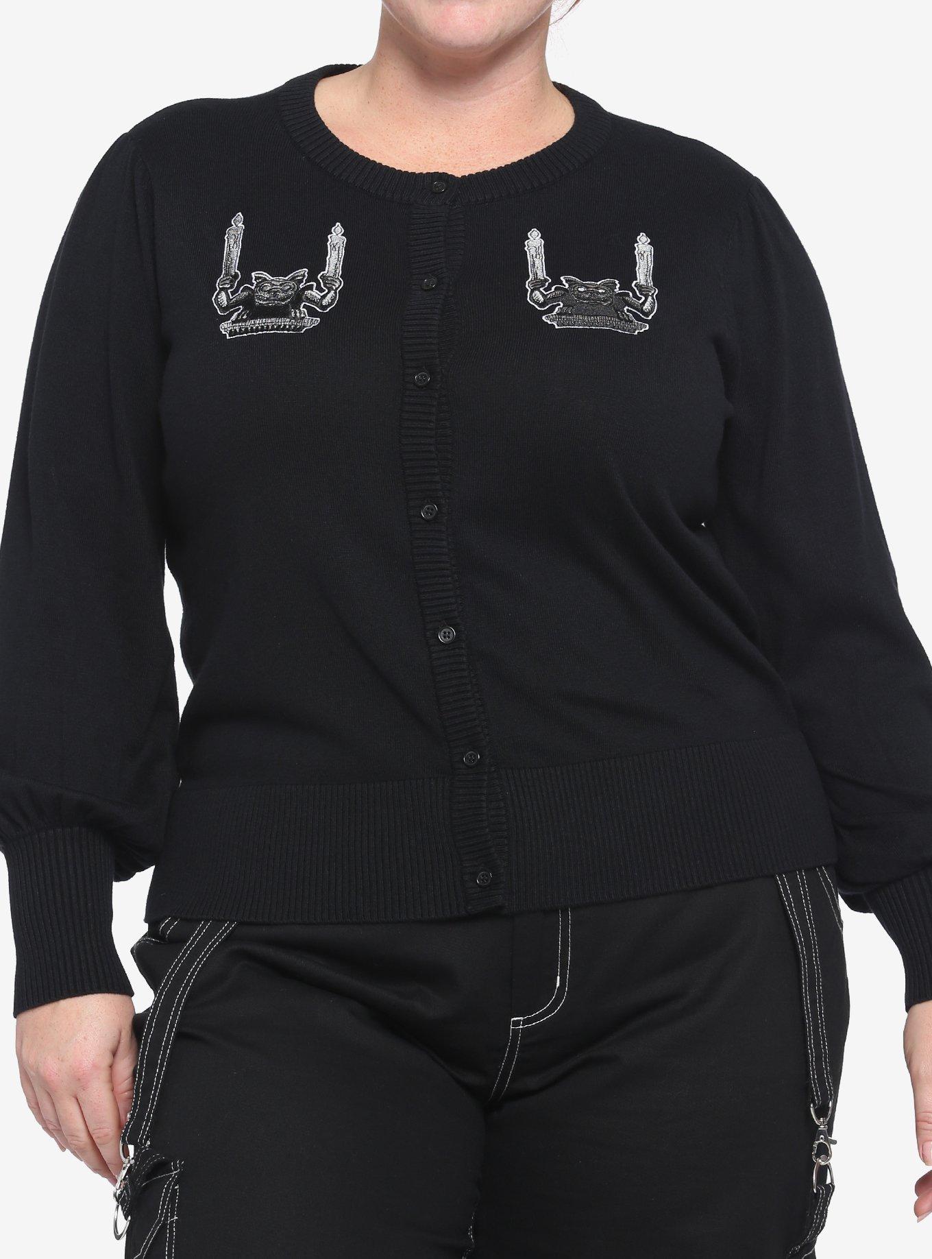 Her Universe Disney The Haunted Mansion Crop Cardigan Plus Size, MULTI, alternate