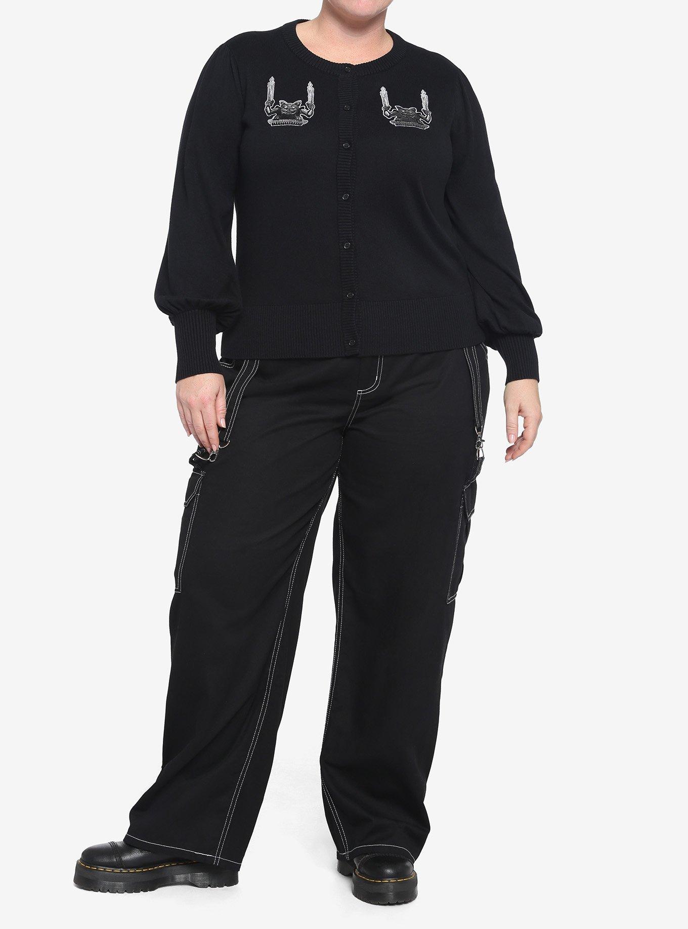 Her Universe Disney The Haunted Mansion Crop Cardigan Plus Size, MULTI, alternate