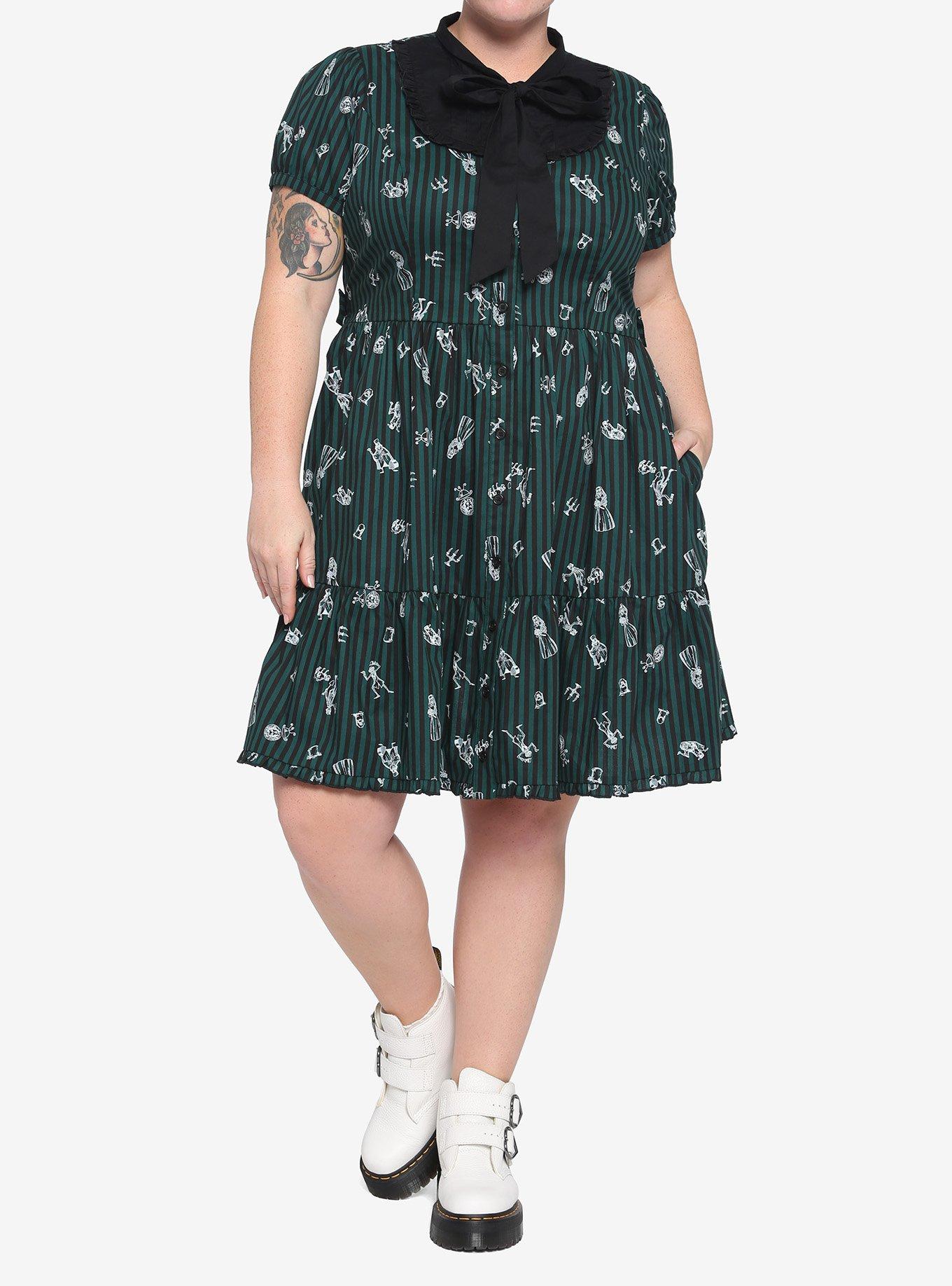 Her Universe Disney The Haunted Mansion Icons Dress Plus Size, BLACK, alternate