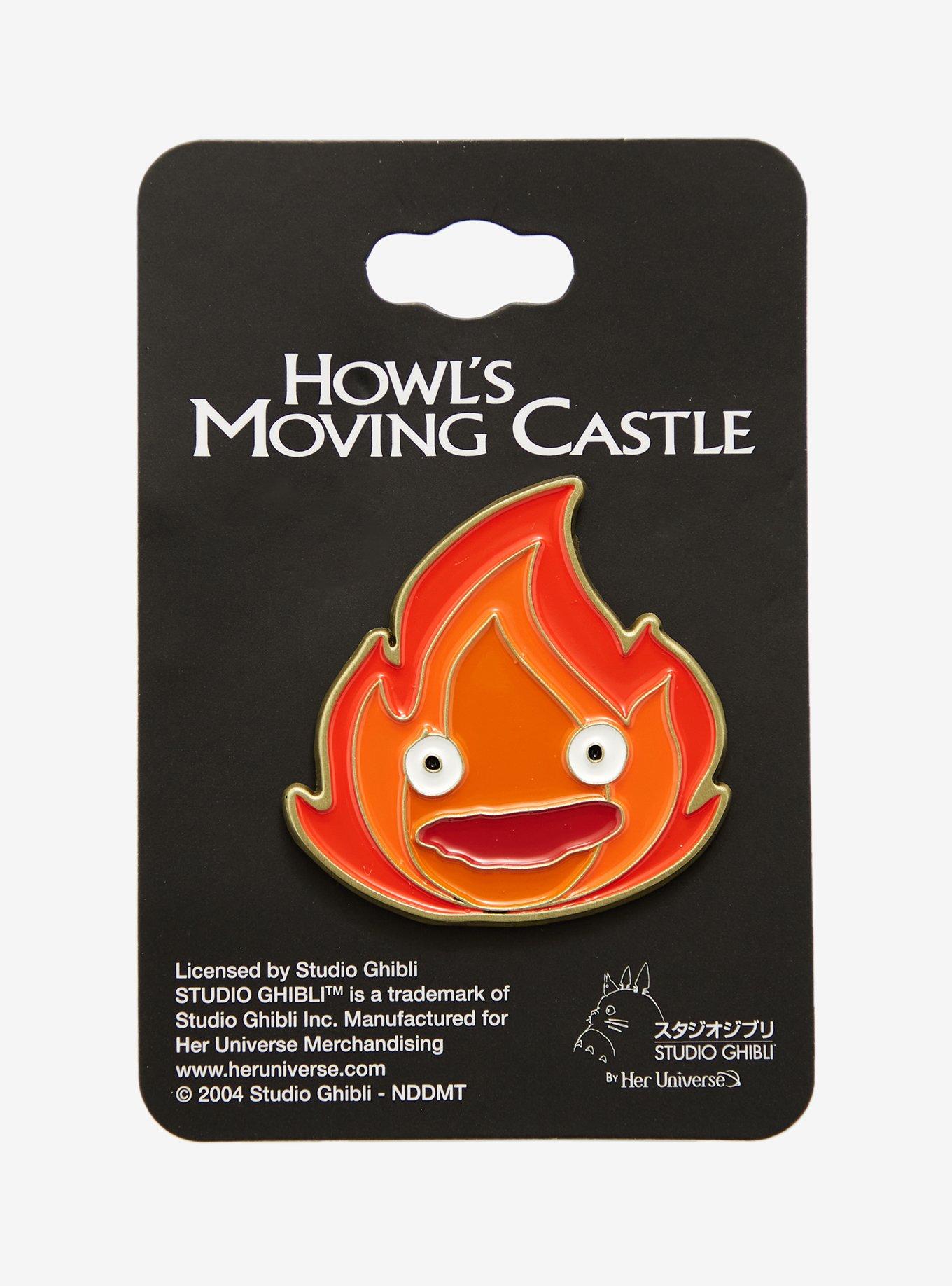 Studio Ghibli Howl&rsquo;s Moving Castle Calcifer Enamel Pin - BoxLunch Exclusive, , alternate