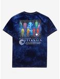 Marvel Eternals Celestial Symbol Tie-Dye T-Shirt - BoxLunch Exclusive, INDIGO TIE DYE, alternate
