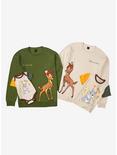 Disney Bambi Bambi Love is a Song Crewneck - BoxLunch Exclusive, OLIVE, alternate