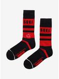 Naruto Shippuden Akatsuki Mesh Crew Socks - BoxLunch Exclusive, , alternate