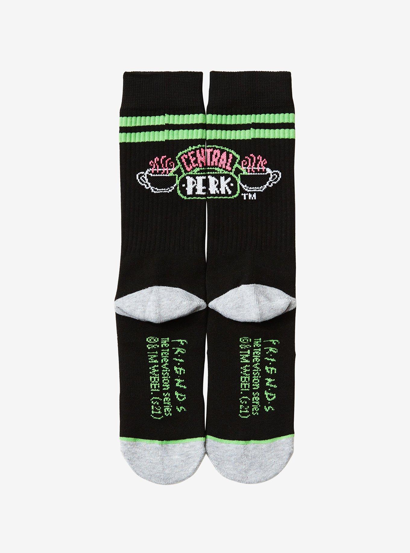 Friends Central Perk Logo Crew Socks, , alternate