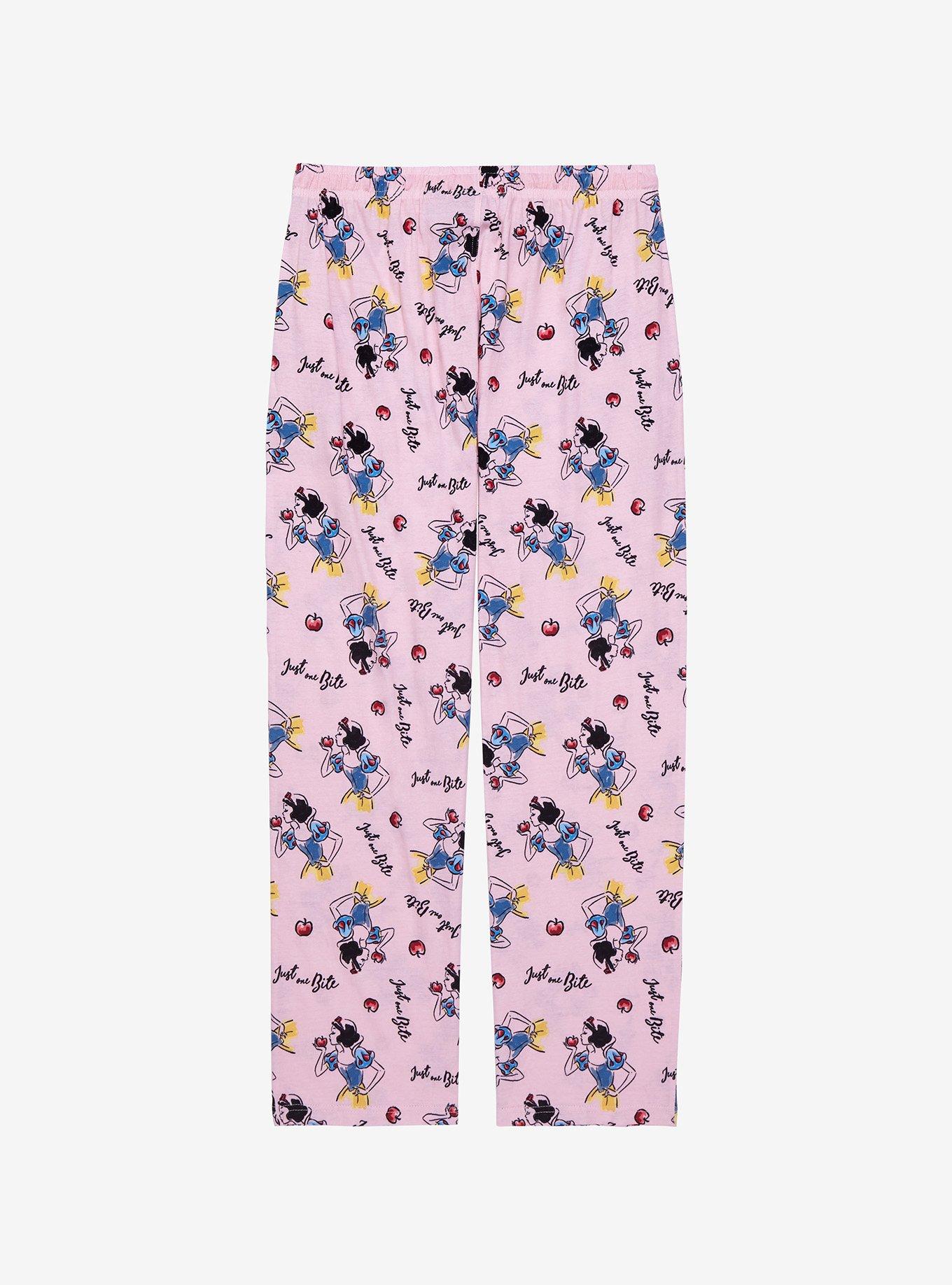 Disney Snow White and the Seven Dwarfs Just One Bite Sleep Pants - BoxLunch Exclusive, LIGHT PINK, alternate