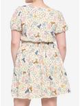 Disney Winnie The Pooh Floral Smocked Babydoll Dress Plus Size, MULTI, alternate