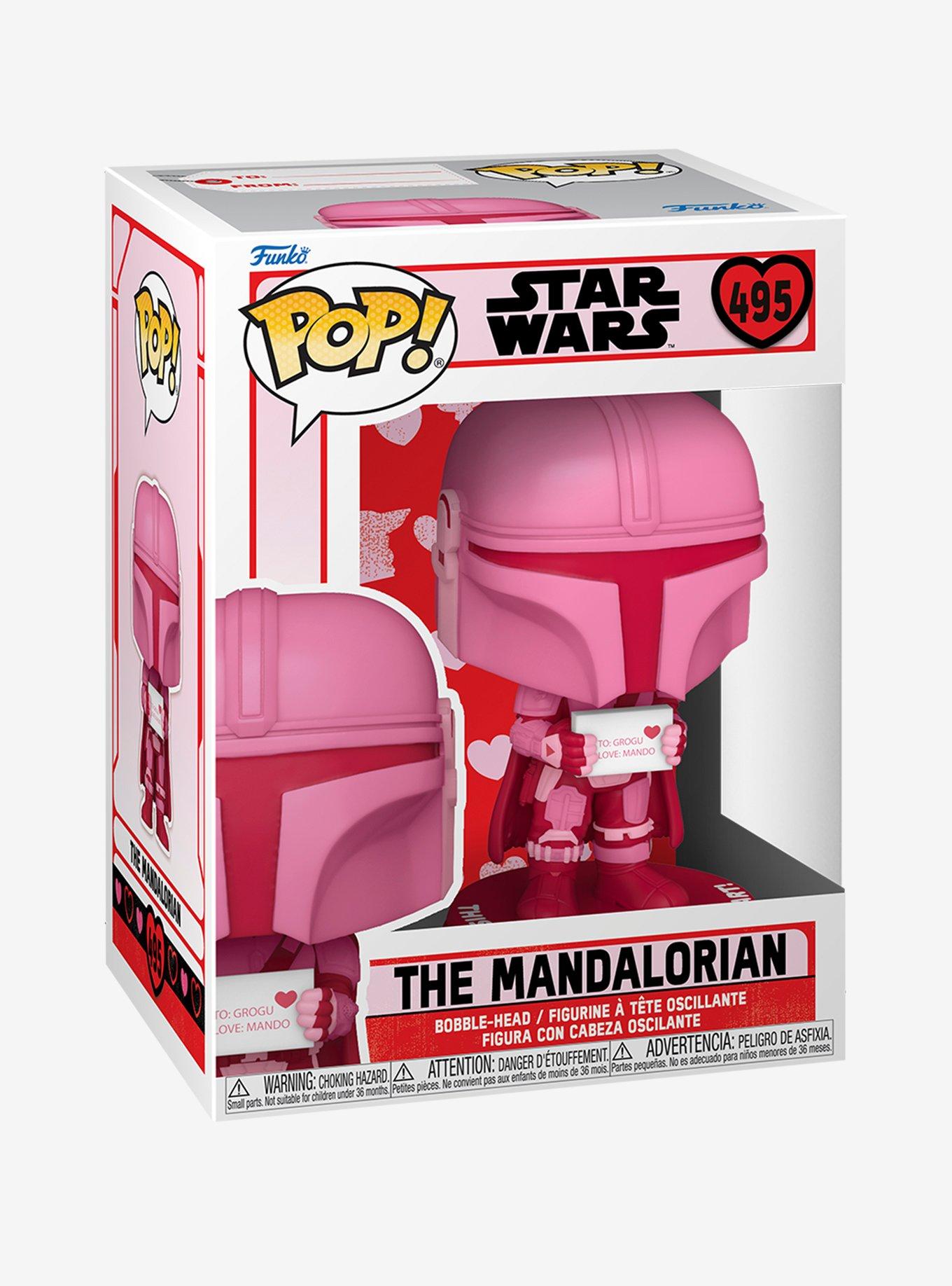 Funko Pop! Star Wars The Mandalorian (Valentine's Day) Vinyl Bobble-Head, , alternate