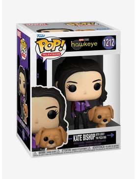 Funko Pop! Television Marvel Hawkeye Kate Bishop with Lucky the Pizza Dog Vinyl Figures, , hi-res