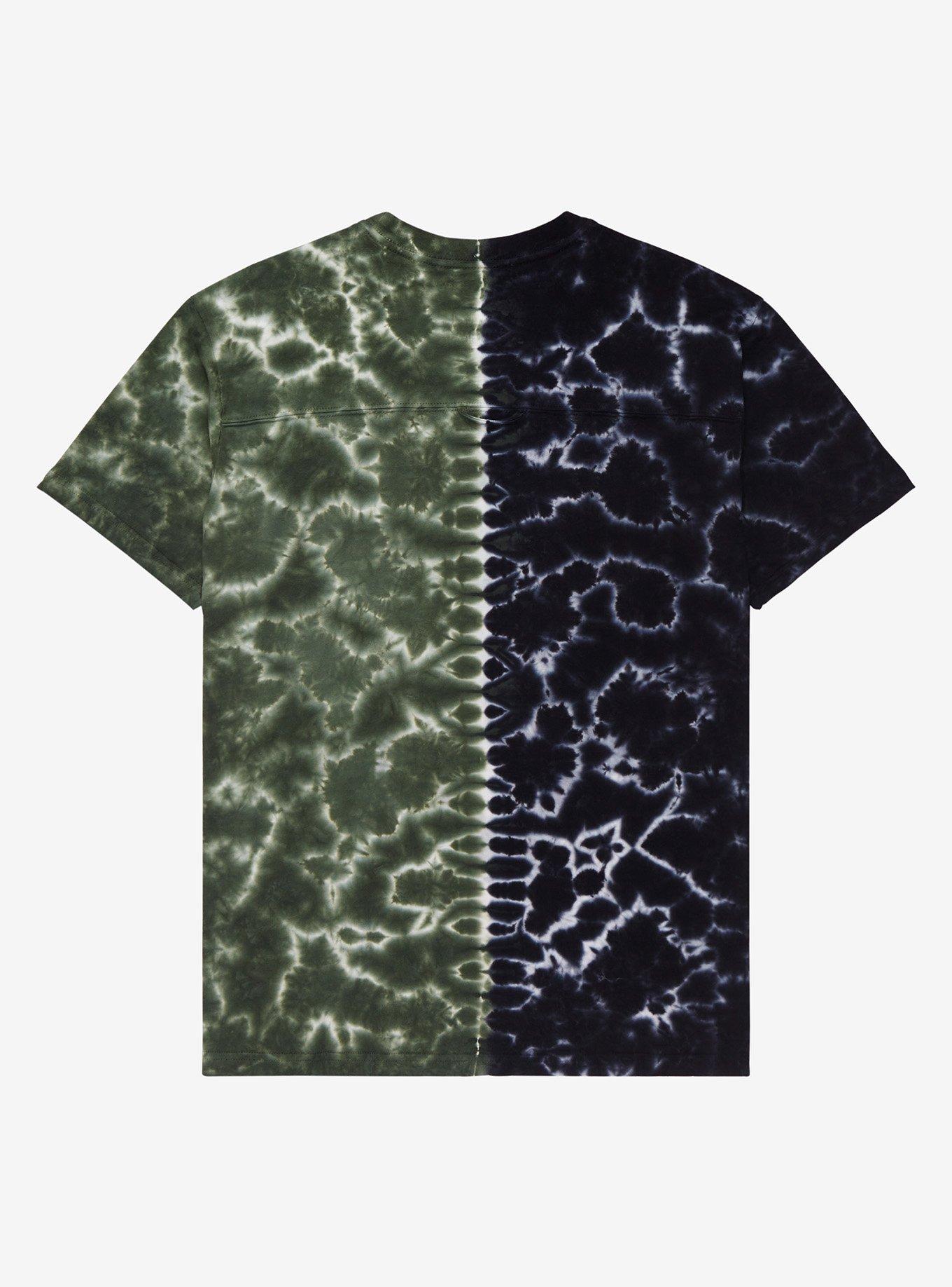 DC Comics Batman Poison Ivy Split Tie-Dye T-Shirt - BoxLunch Exclusive, TIE DYE, alternate