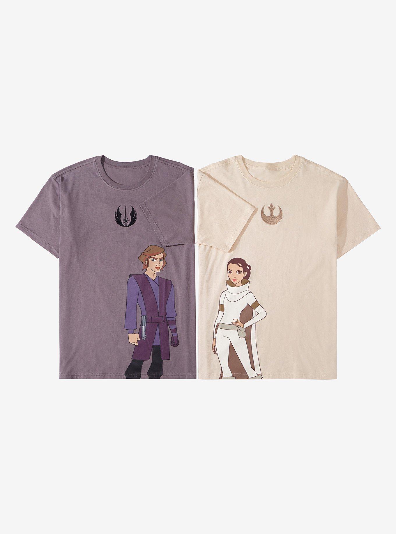 Star Wars Padm&eacute; Amidala Embroidered T-Shirt - BoxLunch Exclusive, CREAM, alternate