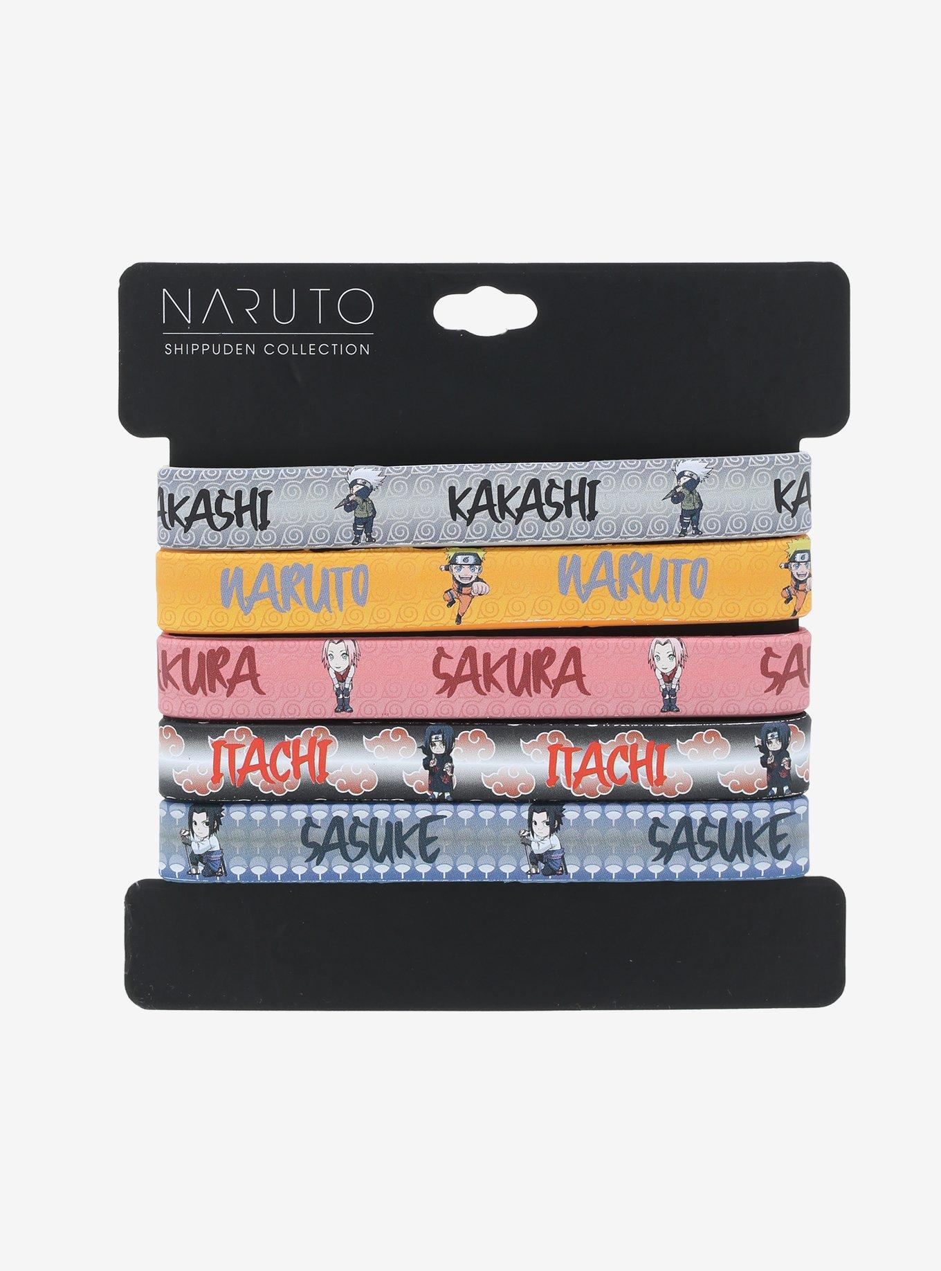 Naruto Shippuden Character Rubber Bracelet Set, , alternate