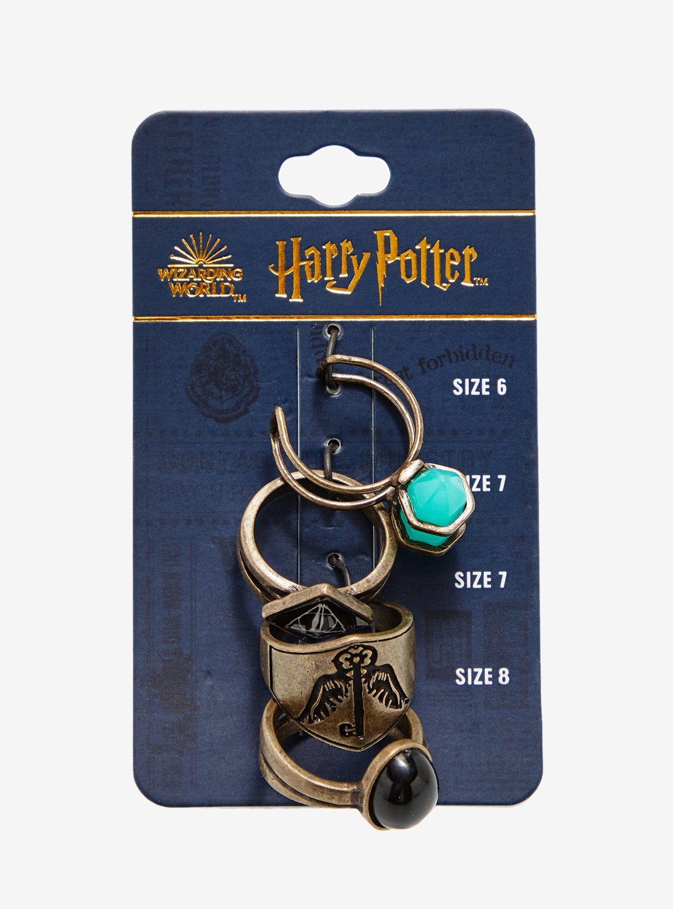 Harry Potter Dark Academia Ring Set, , alternate