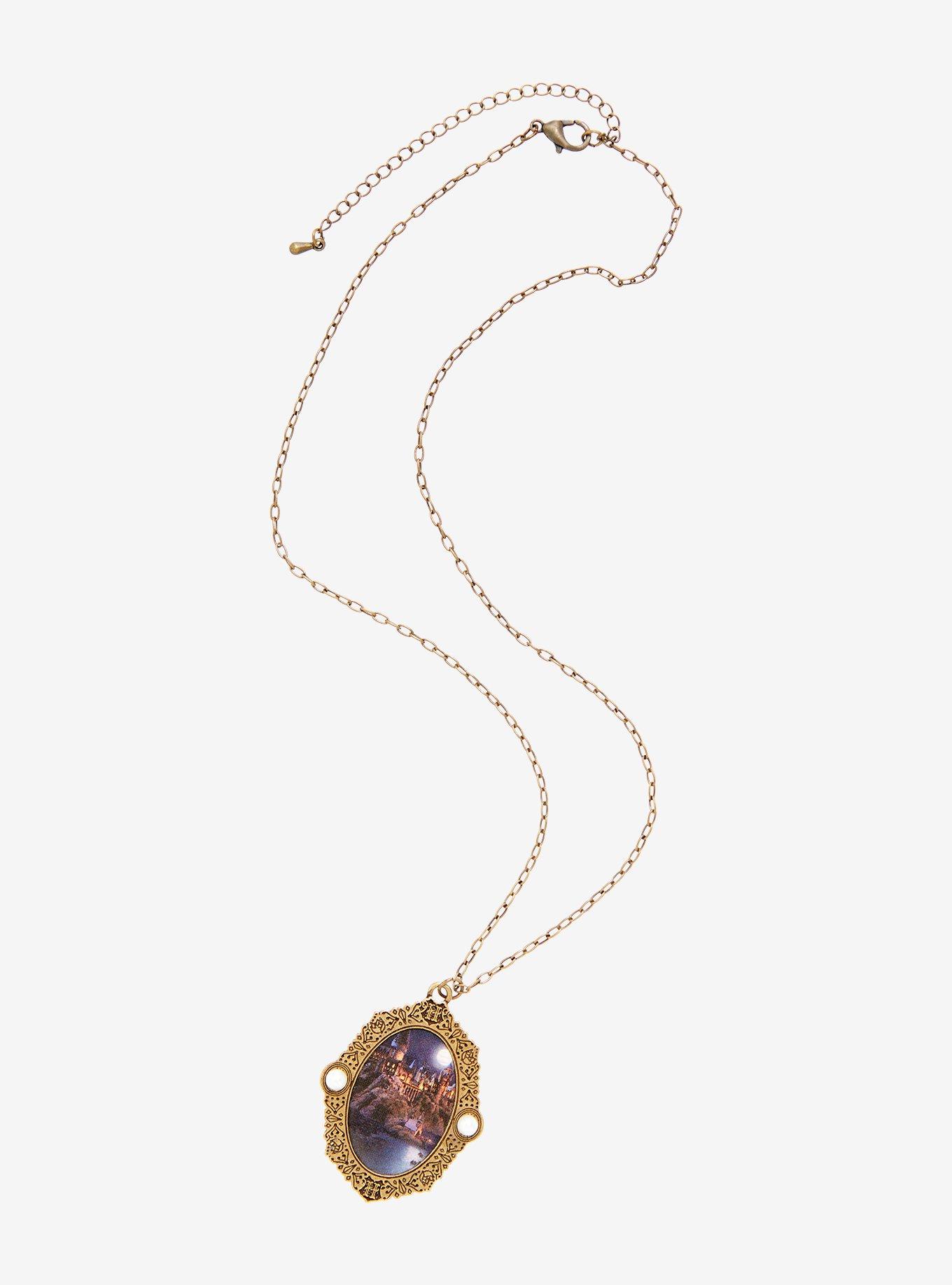 Harry Potter Hogwarts Cameo Necklace, , alternate