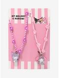 My Melody & Kuromi Slumber Party Best Friend Necklace Set, , alternate