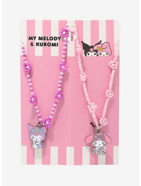 My Melody & Kuromi Slumber Party Best Friend Necklace Set, , hi-res