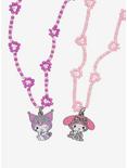 My Melody & Kuromi Slumber Party Best Friend Necklace Set, , alternate