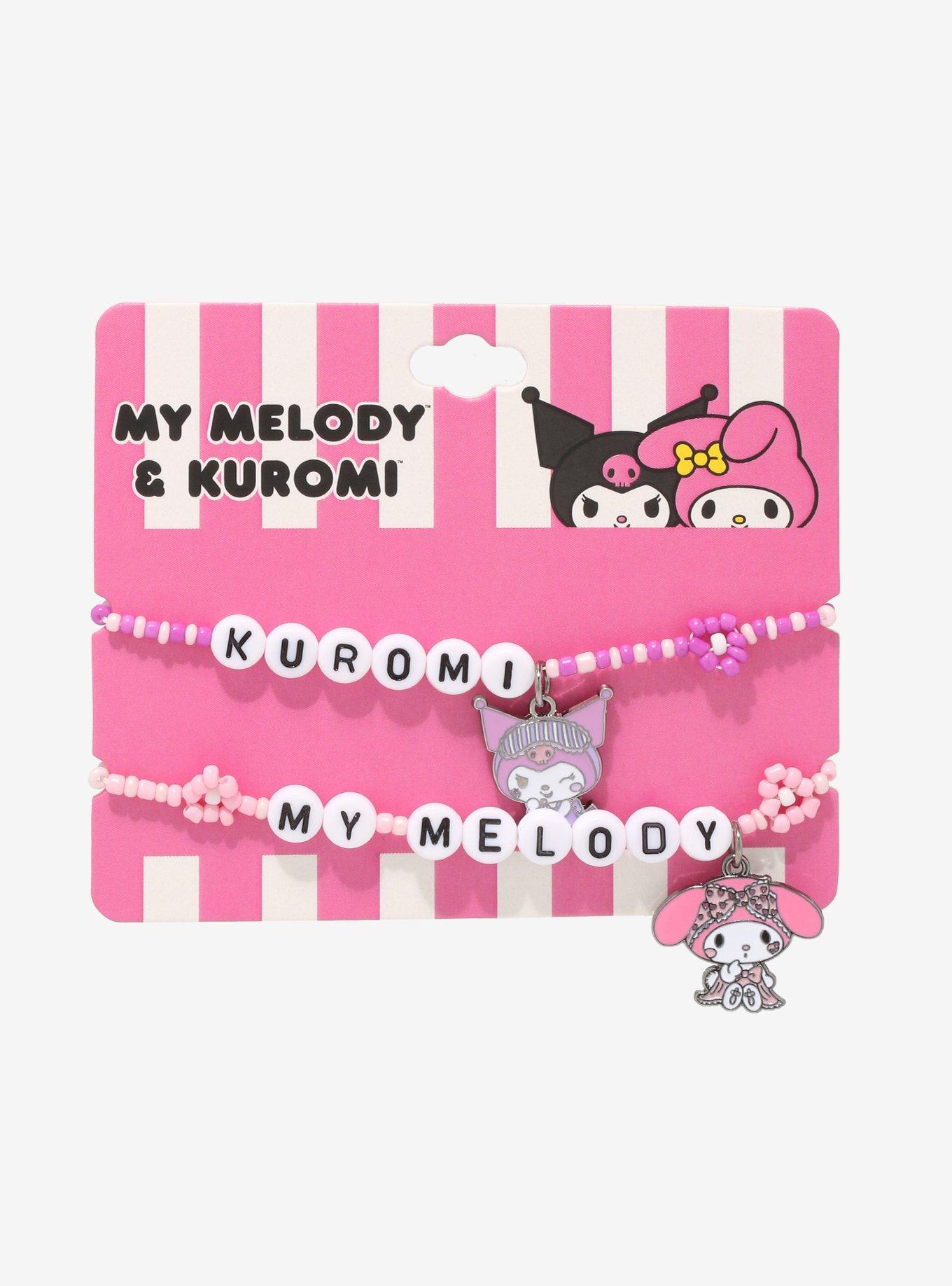My Melody & Kuromi Slumber Party Best Friend Bracelet Set, , alternate