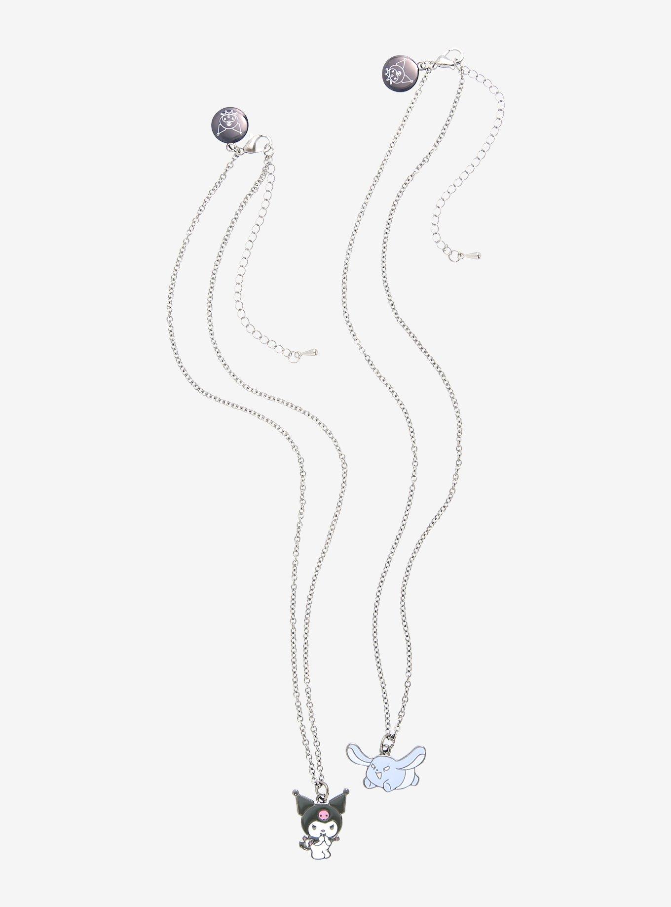 Kuromi & Baku Best Friend Necklace Set, , alternate