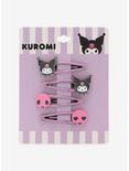Kuromi Sparkly Hair Clip Set, , alternate