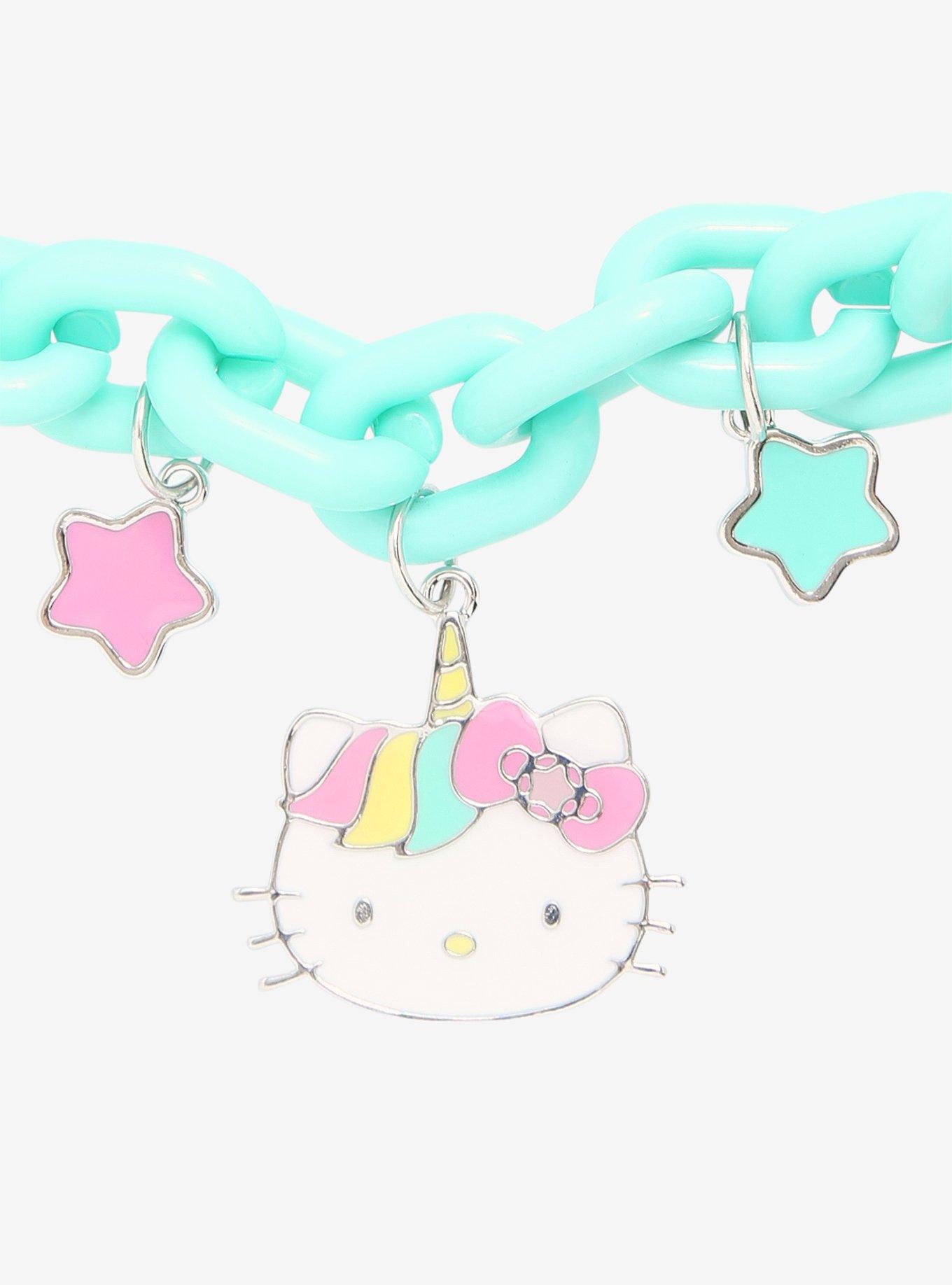 Hello Kitty Unicorn Chunky Chain Necklace, , alternate