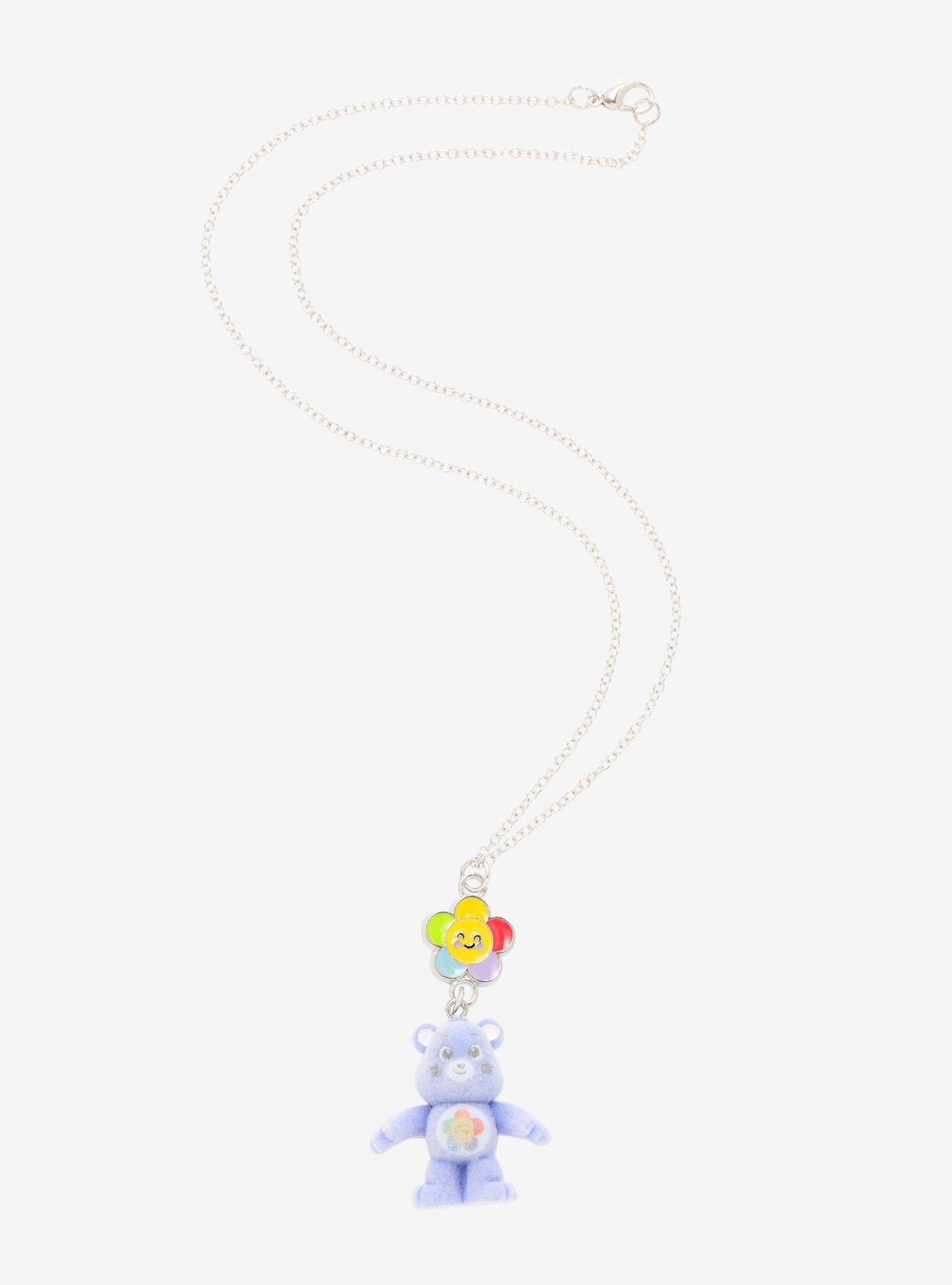 Care Bears Harmony Bear Fuzzy 3D Figure Necklace, , alternate