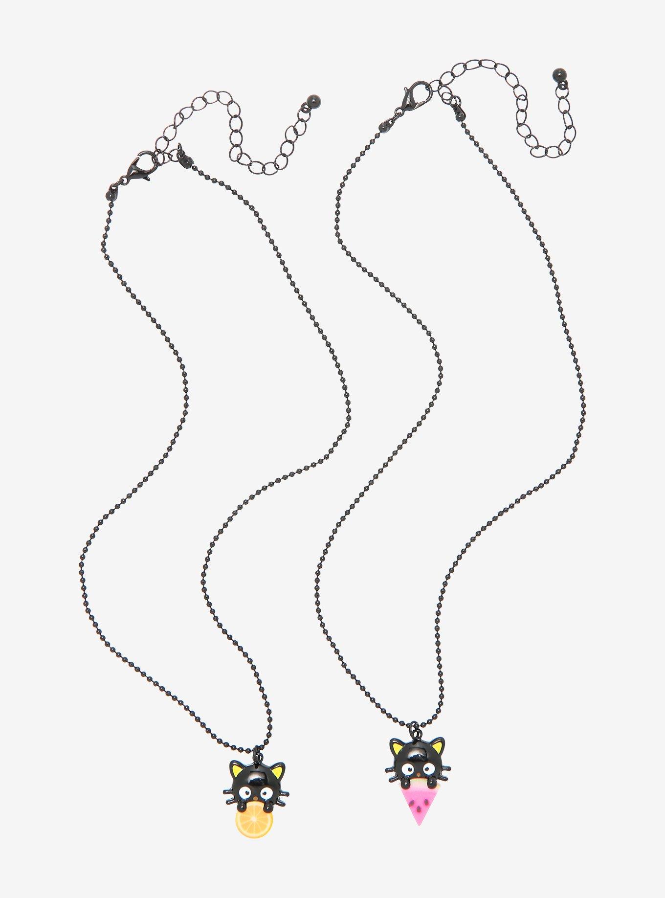 Chococat Peeking Fruit Best Friend Necklace Set, , alternate