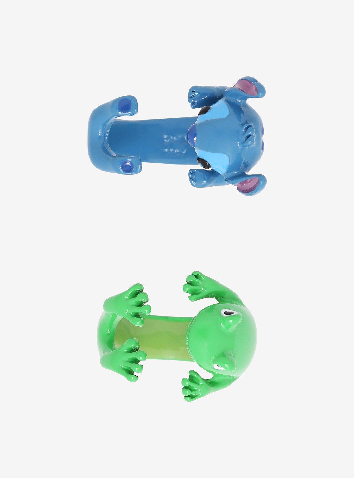 Disney Lilo & Stitch Frog & Stitch Ring Set, , alternate